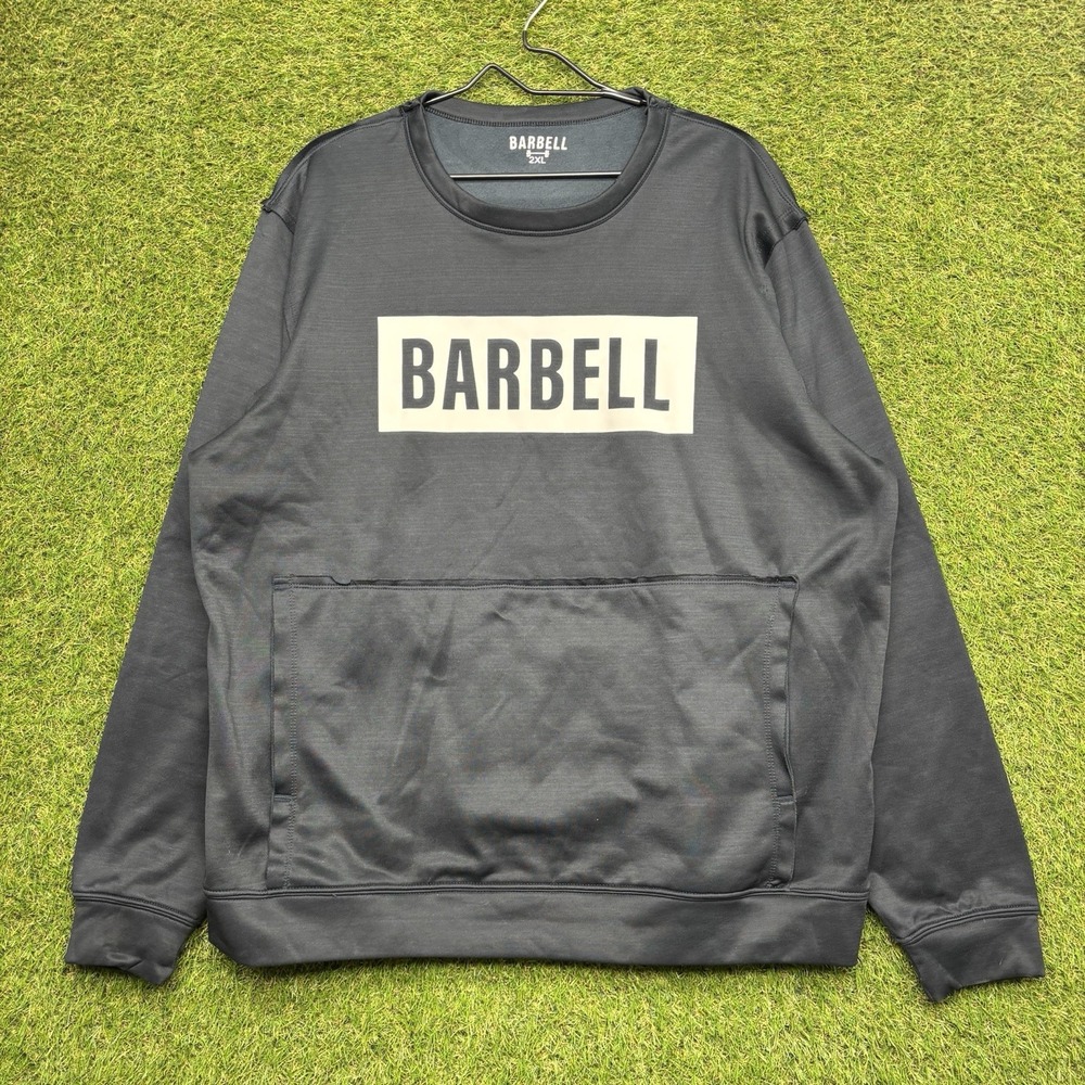 BARBELL APPAREL Sweatshirt Mens 2XL Crucial Pullover Therma Fit Gym Workout
